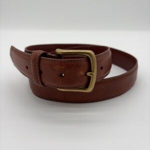 🌸SOLD🌸 Vintage COACH Belt Unisex Luxury Leather Brass Buckle British Tan